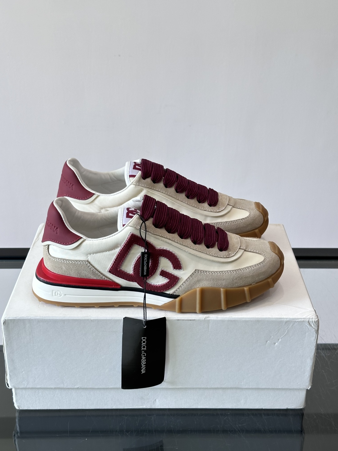 Dolce & Gabbana Cushion运动鞋​​👟杜嘉班纳Cushion系列运动鞋，网面+颜色拼