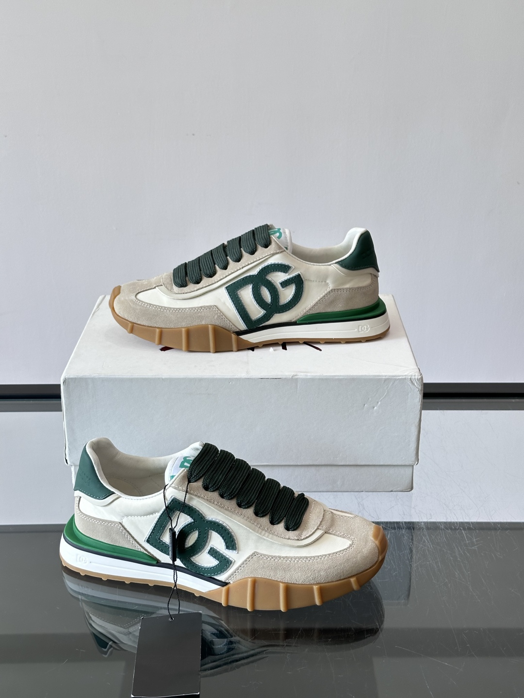 Dolce & Gabbana Cushion运动鞋​​👟杜嘉班纳Cushion系列运动鞋，网面+颜色拼