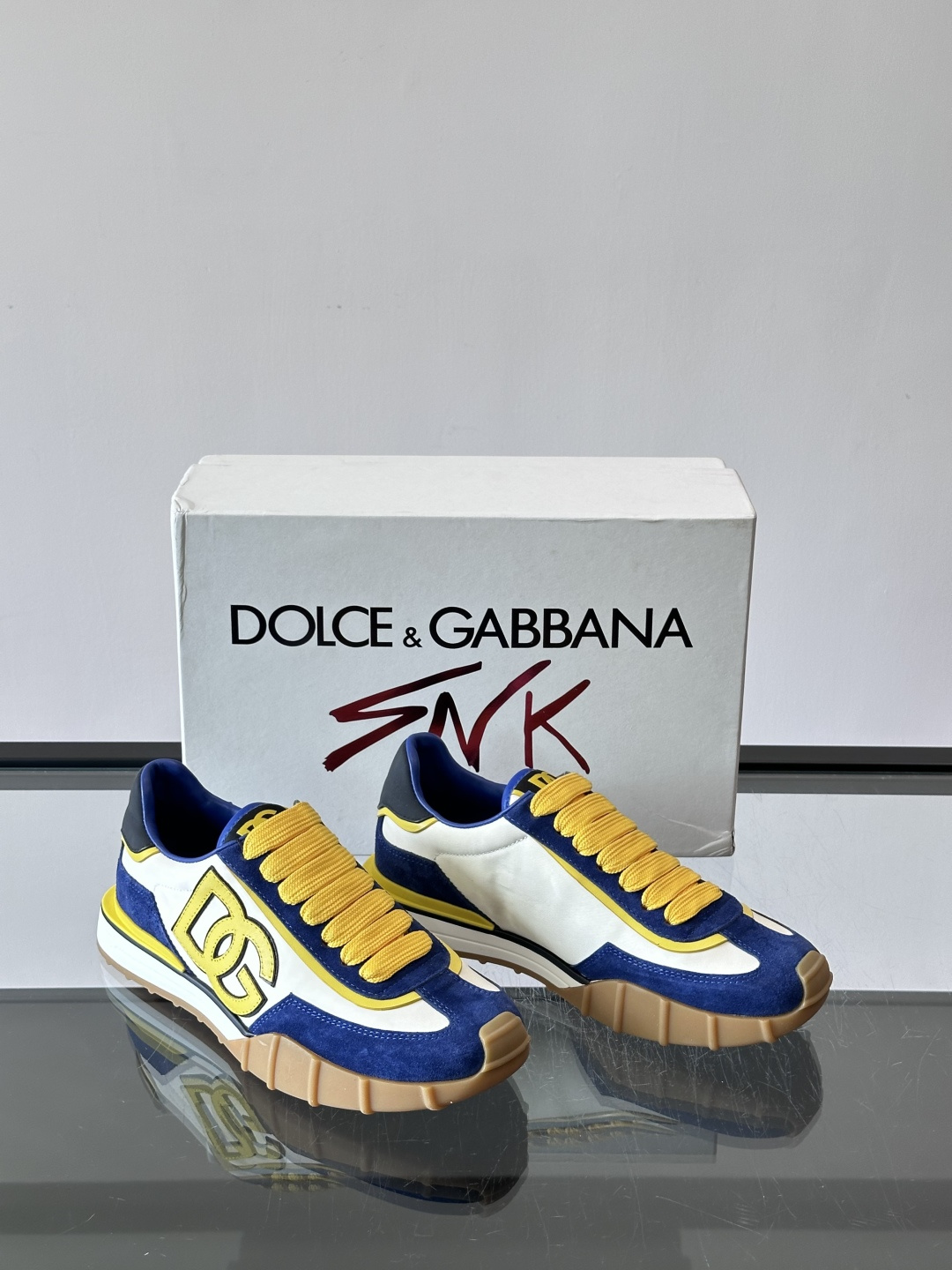 Dolce & Gabbana Cushion运动鞋​​👟杜嘉班纳Cushion系列运动鞋，网面+颜色拼