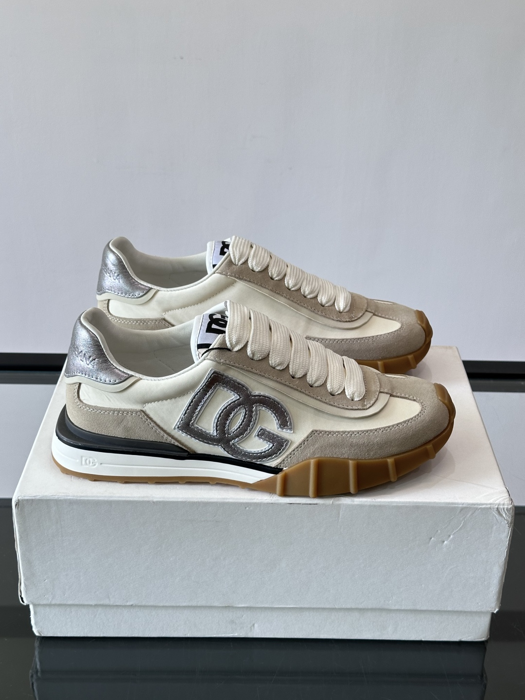 Dolce & Gabbana Cushion运动鞋​​👟杜嘉班纳Cushion系列运动鞋，网面+颜色拼