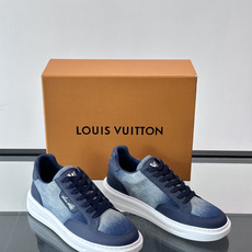 LV Beverly男士休闲鞋,新颜色。牛仔面料🪵➕牛皮材质拼接。质感细腻又高级;。厚底设计悄悄增高约4cm!鞋型秀气, LV Beverly男士休闲鞋,新颜色。牛仔面料🪵➕牛皮材质拼接。质感细腻又高级;。厚底设计悄悄增高约4cm!鞋型秀气,