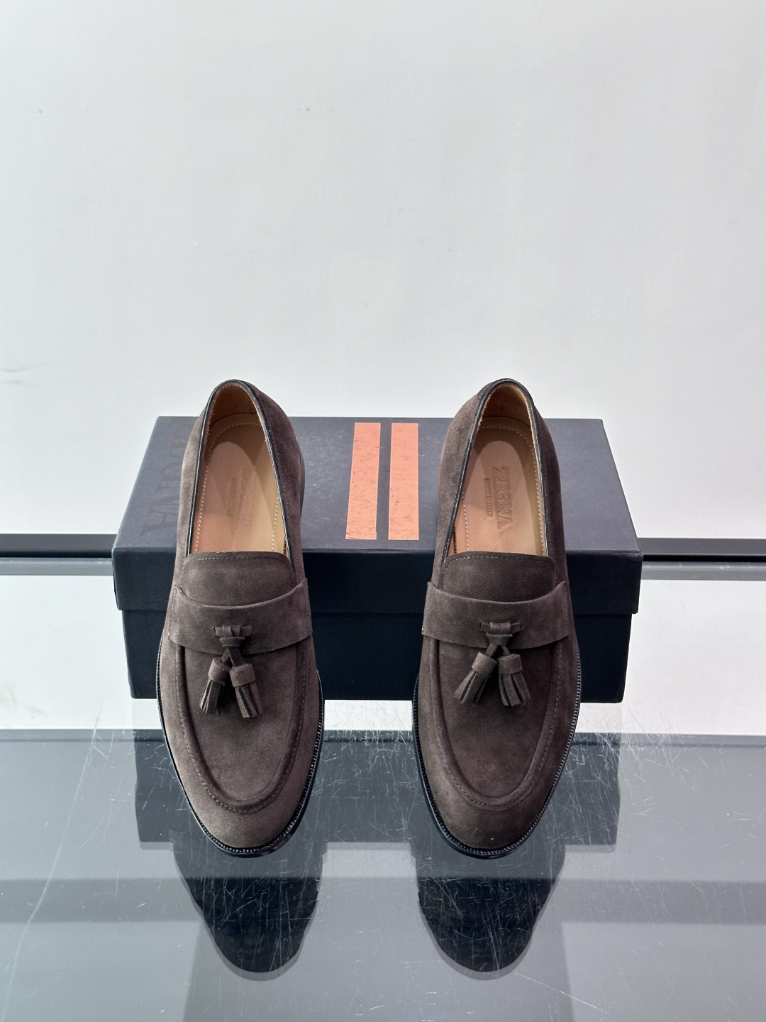 Ermenegildo Zegna 杰尼亚高端男士正装鞋休闲皮鞋，绅士臻享 型男必备 意大利进口牛皮皮胚 头层牛皮鞋面 