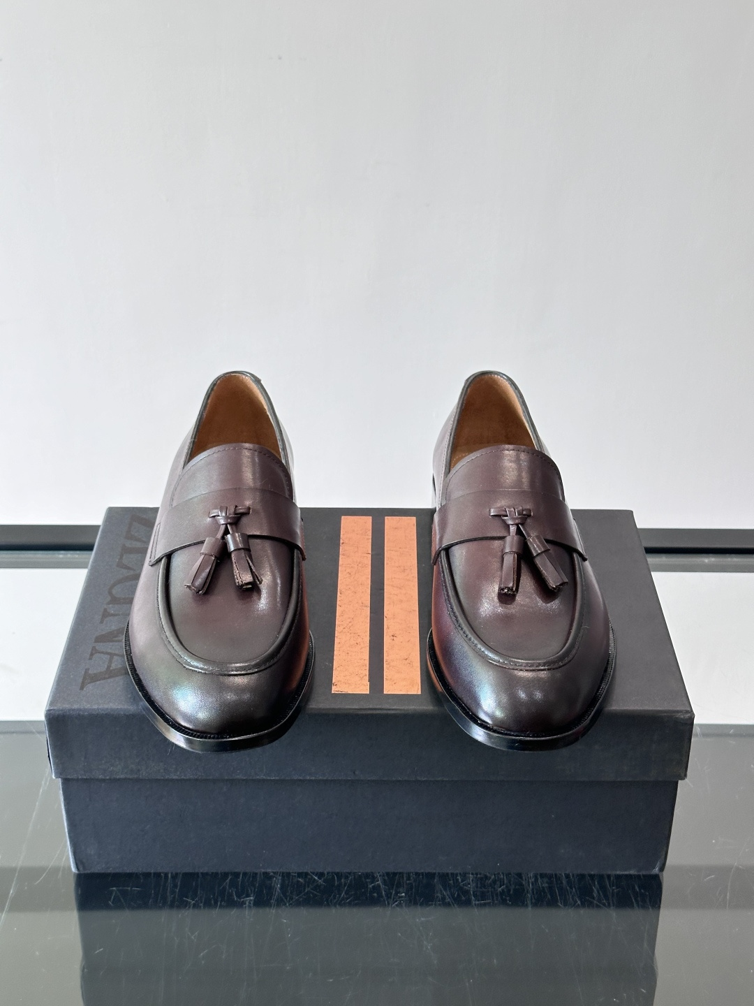 Ermenegildo Zegna 杰尼亚高端男士正装鞋休闲皮鞋，绅士臻享 型男必备 意大利进口牛皮皮胚 头层牛皮鞋面 