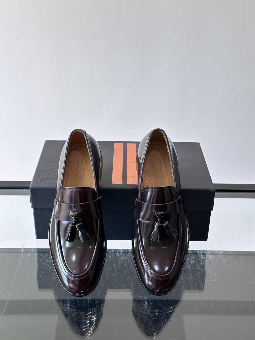 Ermenegildo Zegna 杰尼亚高端男士正装鞋休闲皮鞋，绅士臻享 型男必备 意大利进口牛皮皮胚 头层牛皮鞋面 