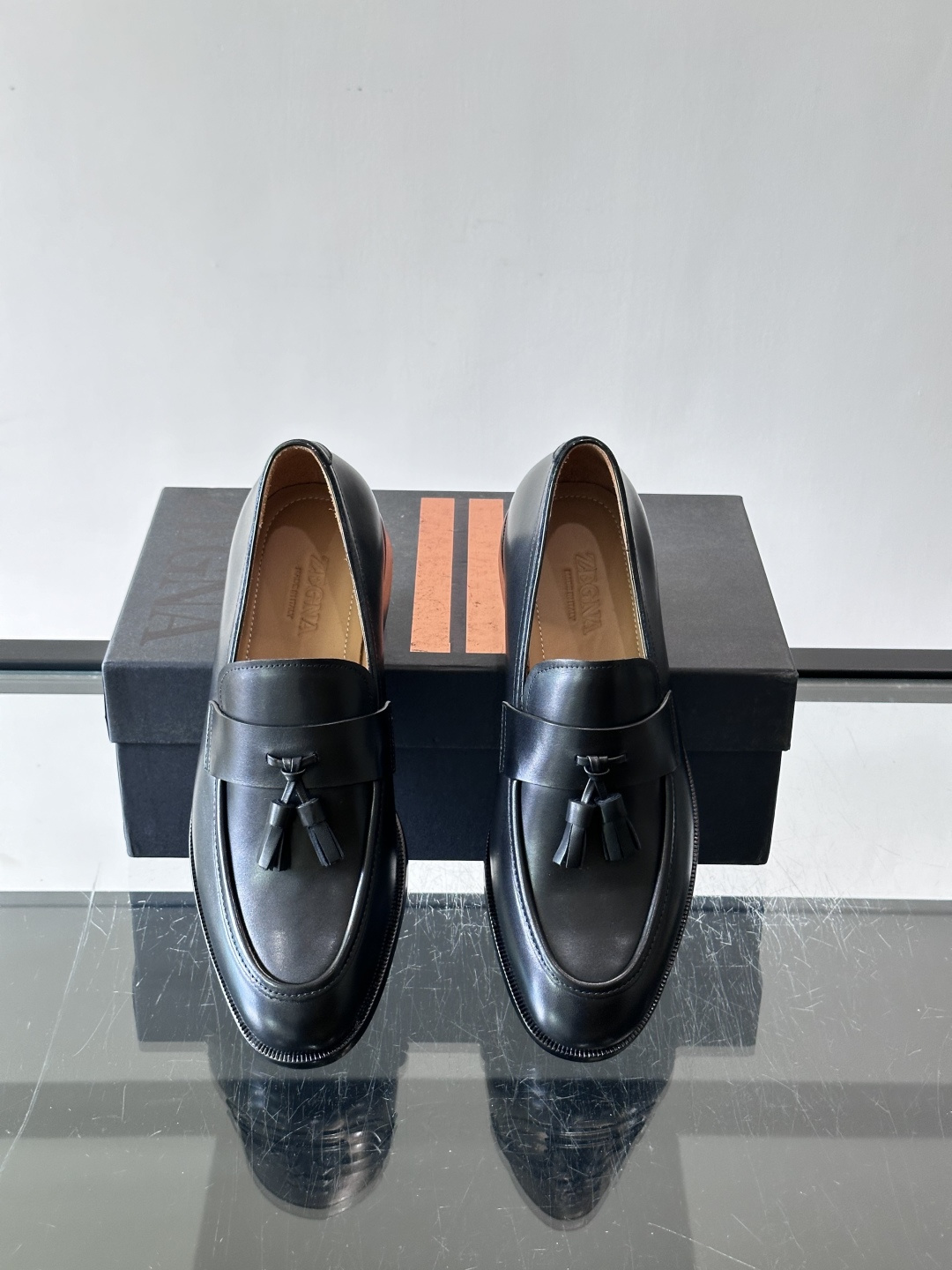 Ermenegildo Zegna 杰尼亚高端男士正装鞋休闲皮鞋，绅士臻享 型男必备 意大利进口牛皮皮胚 头层牛皮鞋面 