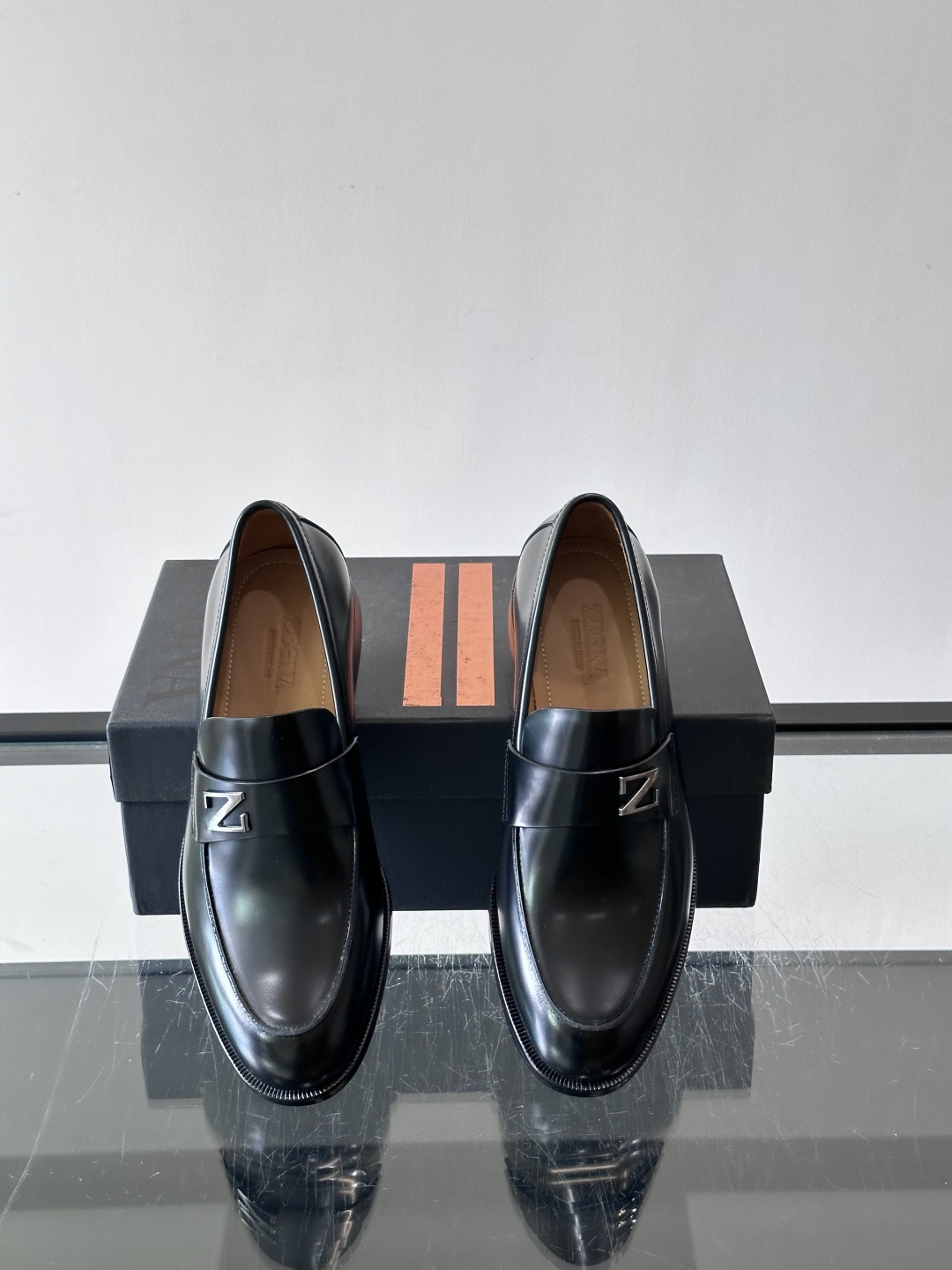 Ermenegildo Zegna 杰尼亚高端男士正装鞋休闲皮鞋，绅士臻享 型男必备 意大利进口牛皮皮胚 头层牛皮鞋面 