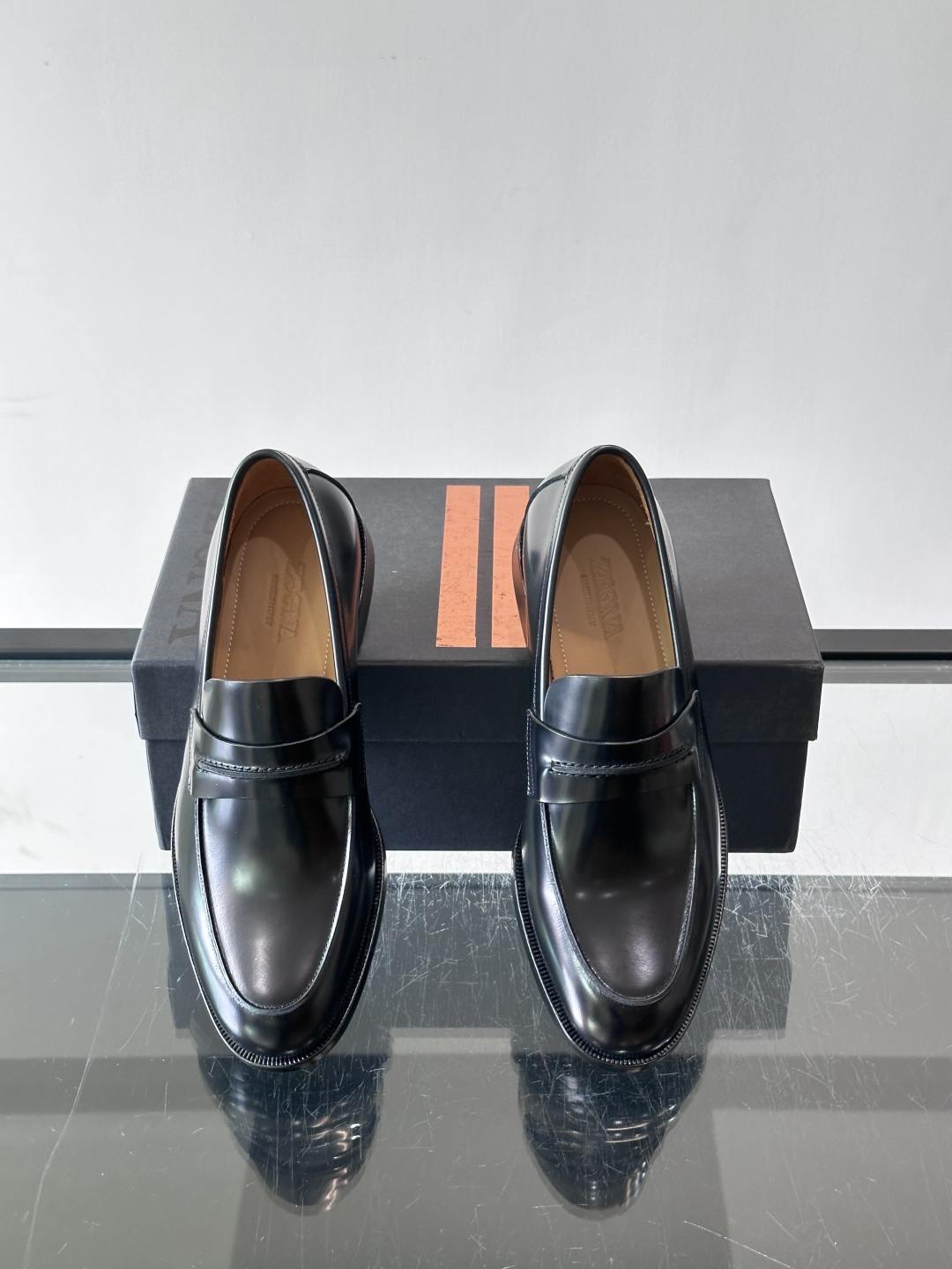 Ermenegildo Zegna 杰尼亚高端男士正装鞋休闲皮鞋，绅士臻享 型男必备 意大利进口牛皮皮胚 头层牛皮鞋面 
