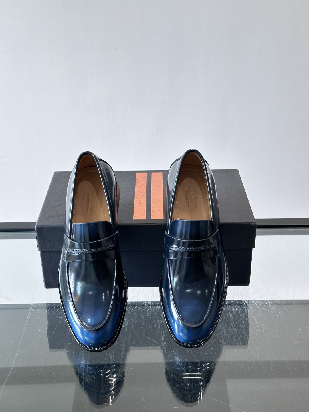 Ermenegildo Zegna 杰尼亚高端男士正装鞋休闲皮鞋，绅士臻享 型男必备 意大利进口牛皮皮胚 头层牛皮鞋面 