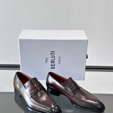 Berluti/布鲁提高端真皮大底正装皮鞋,采用进口牛皮鞋面 柔软有型,手工改色工艺,低调奢华气质,舒适透气版型,小牛皮 Berluti/布鲁提高端真皮大底正装皮鞋,采用进口牛皮鞋面 柔软有型,手工改色工艺,低调奢华气质,舒适透气版型,小牛皮