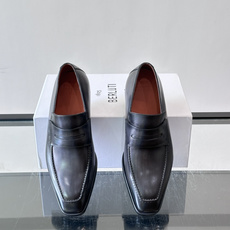 Berluti/布鲁提高端真皮大底正装皮鞋,采用进口牛皮鞋面 柔软有型,手工改色工艺,低调奢华气质,舒适透气版型,小牛皮 Berluti/布鲁提高端真皮大底正装皮鞋,采用进口牛皮鞋面 柔软有型,手工改色工艺,低调奢华气质,舒适透气版型,小牛皮