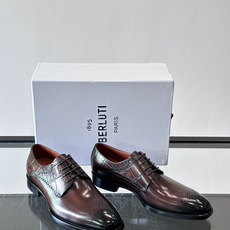 Berluti/布鲁提高端真皮大底正装皮鞋,采用进口牛皮鞋面 柔软有型,手工改色工艺,低调奢华气质,舒适透气版型,小牛皮 Berluti/布鲁提高端真皮大底正装皮鞋,采用进口牛皮鞋面 柔软有型,手工改色工艺,低调奢华气质,舒适透气版型,小牛皮
