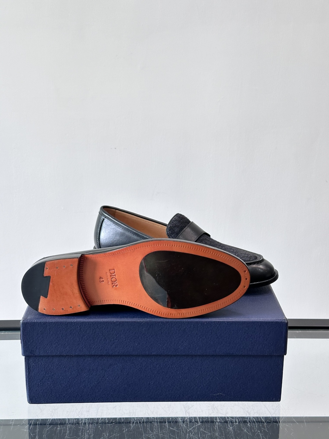 Dior Oblique Canvas Spliced Loafers