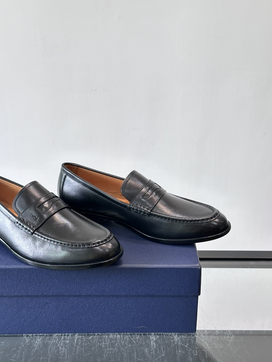 Dior Calfskin Penny Loafers