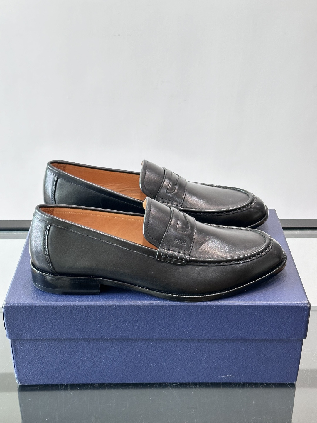 Dior Calfskin Penny Loafers