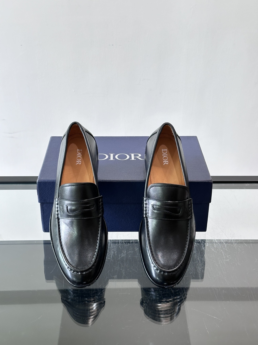 Dior Calfskin Penny Loafers