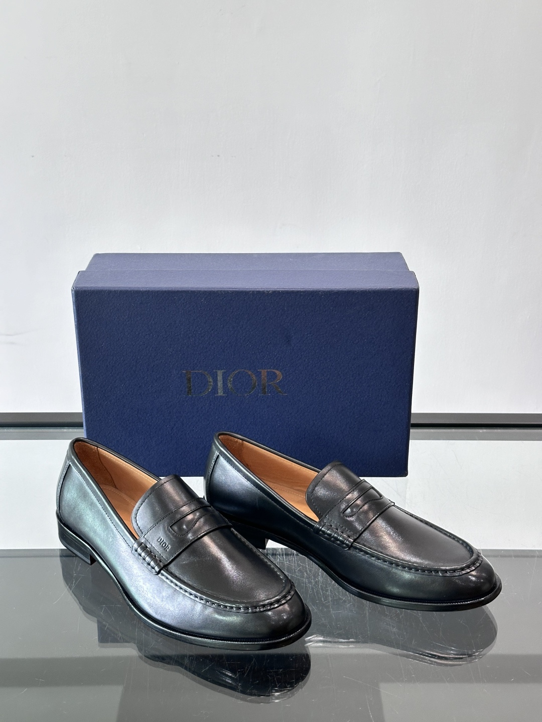 Dior Calfskin Penny Loafers