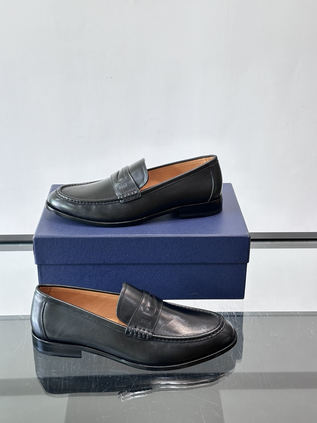 Dior Calfskin Penny Loafers