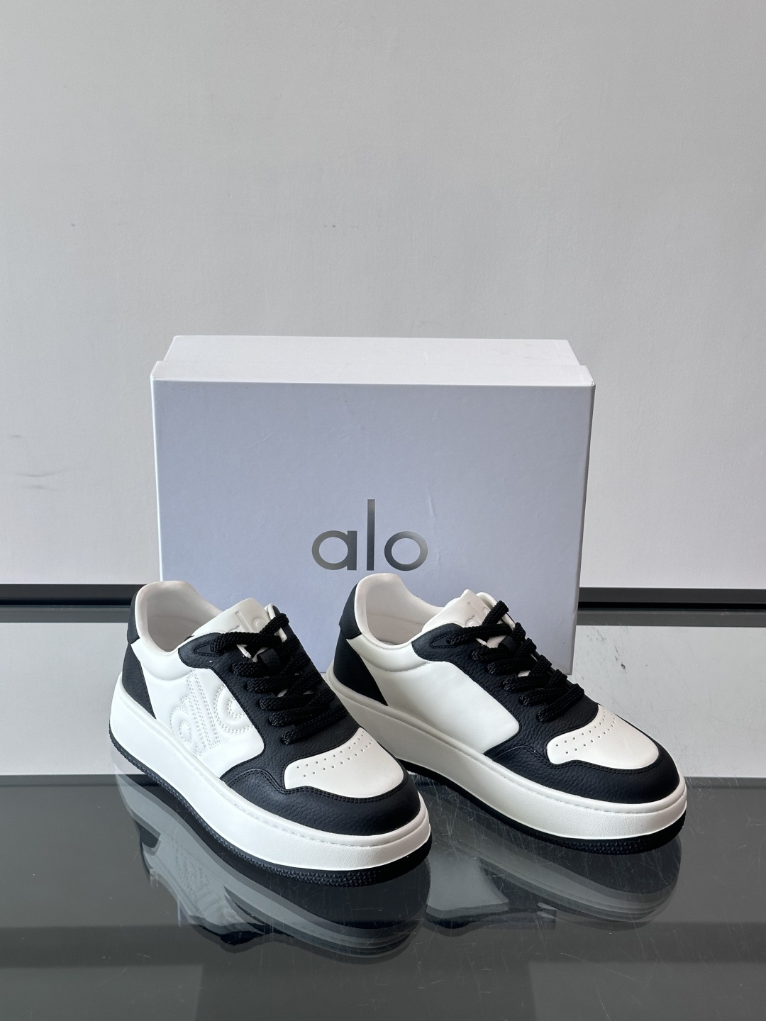 Alo Two-Tone Platform Sneakers