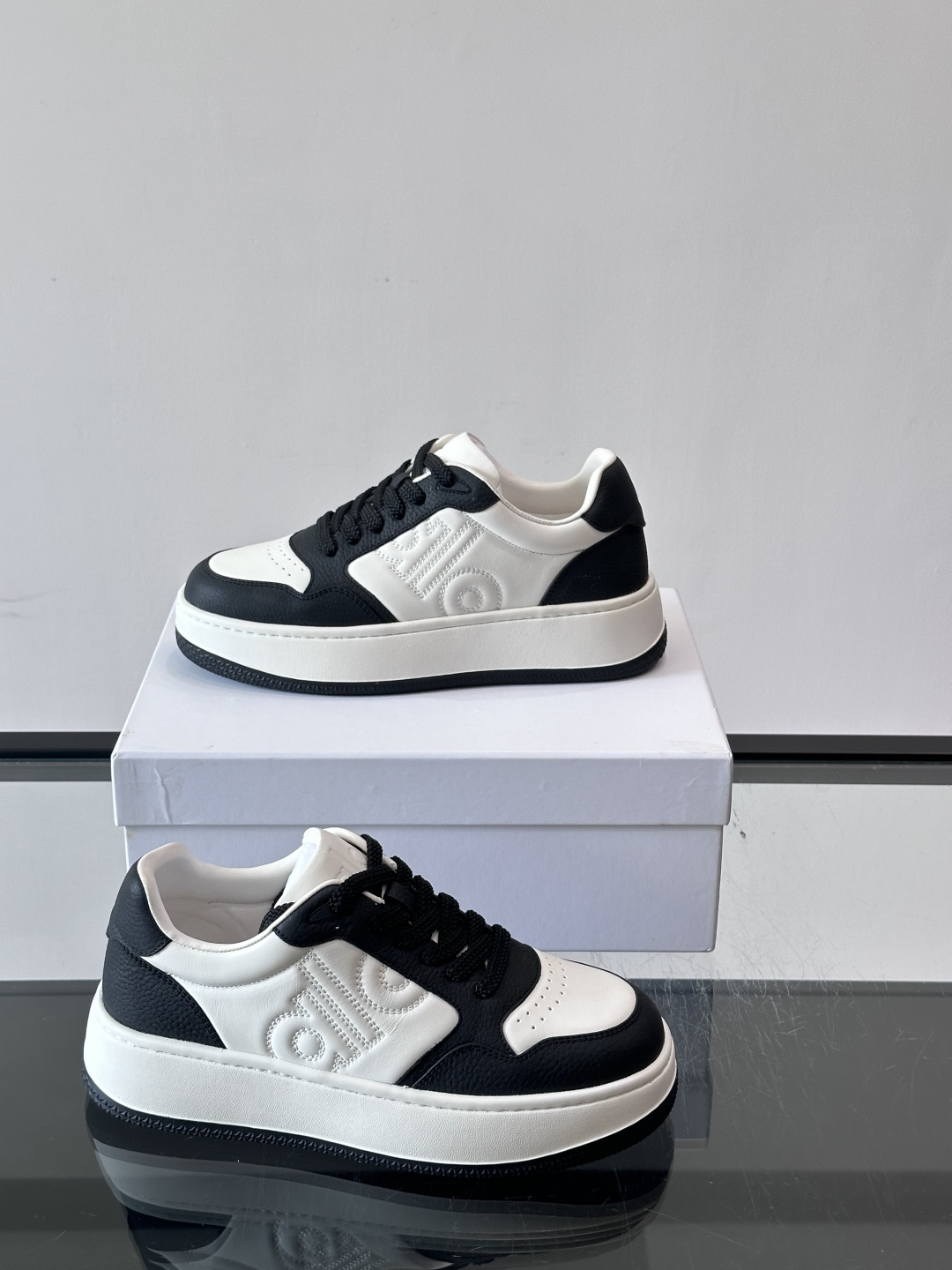 Alo Two-Tone Platform Sneakers