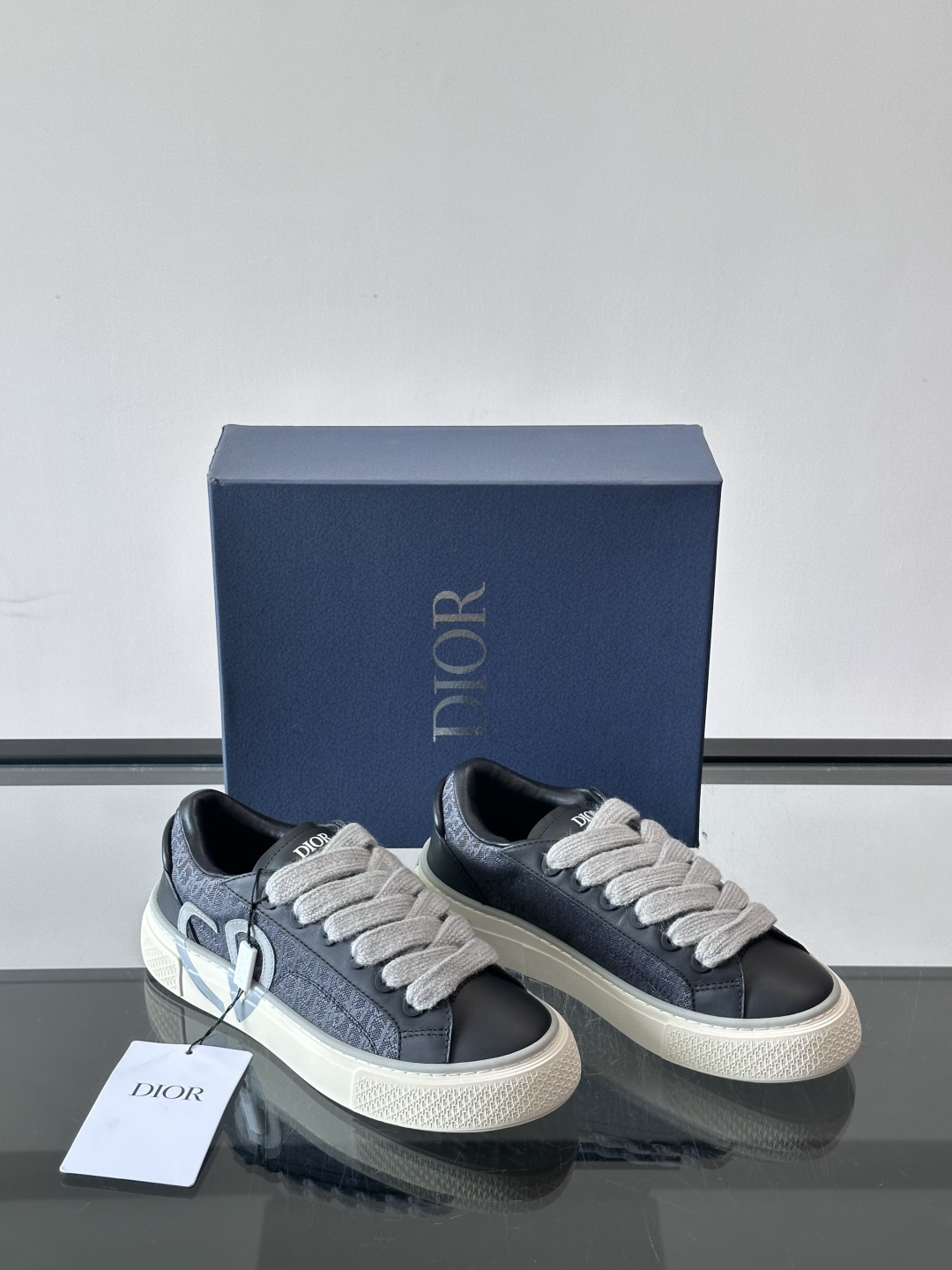 Dior Oblique CD Heart Platform Sneakers