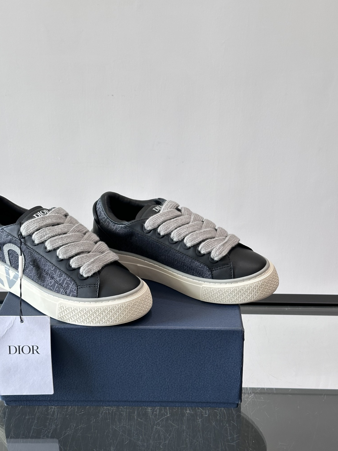 Dior Oblique CD Heart Platform Sneakers