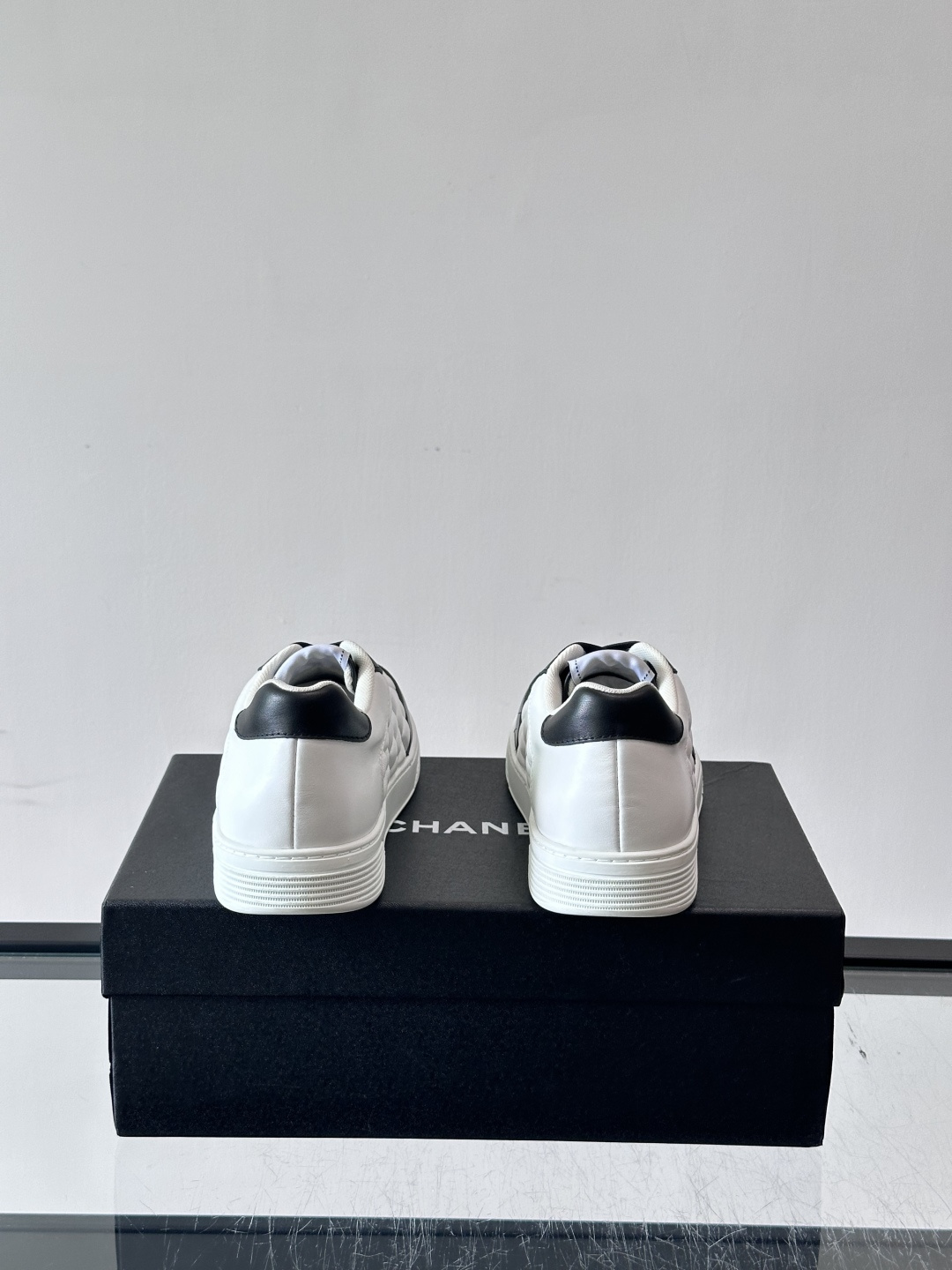 Chanel Quilted CC Logo Sneakers