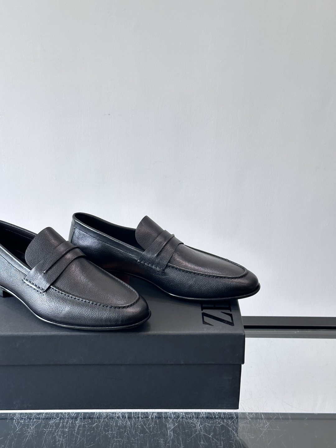 Ermenegildo Zegna 杰尼亚高端男士正装鞋休闲皮鞋，绅士臻享 型男必备 意大利进口牛皮皮胚 头层牛皮鞋面 