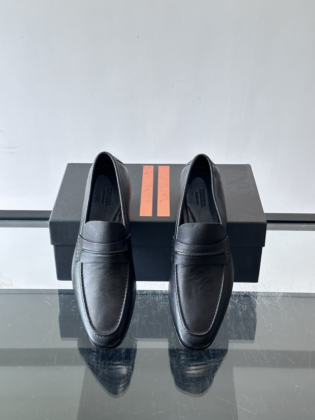 Ermenegildo Zegna 杰尼亚高端男士正装鞋休闲皮鞋，绅士臻享 型男必备 意大利进口牛皮皮胚 头层牛皮鞋面 