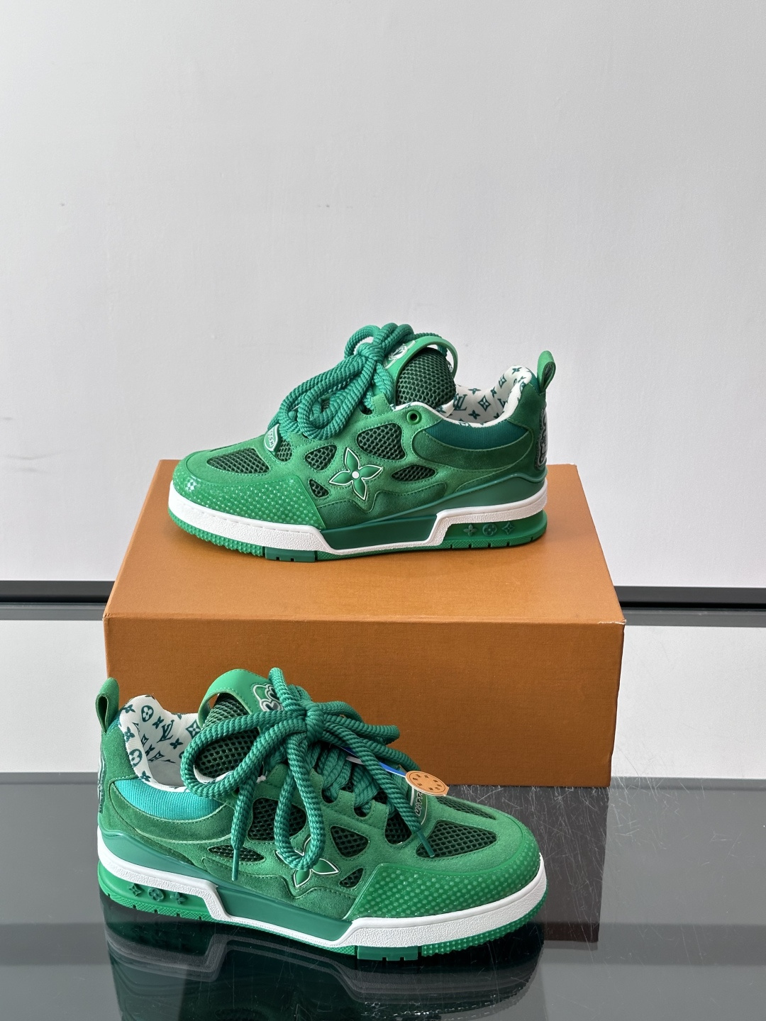 LV Skate Green Sneakers