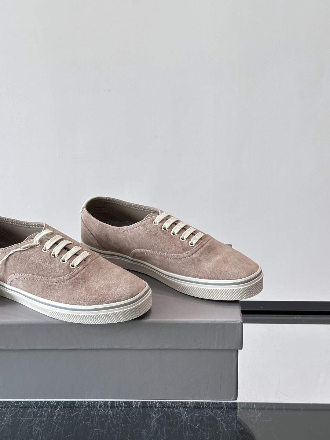 Brunello Cucinelli Pink Suede Sneakers