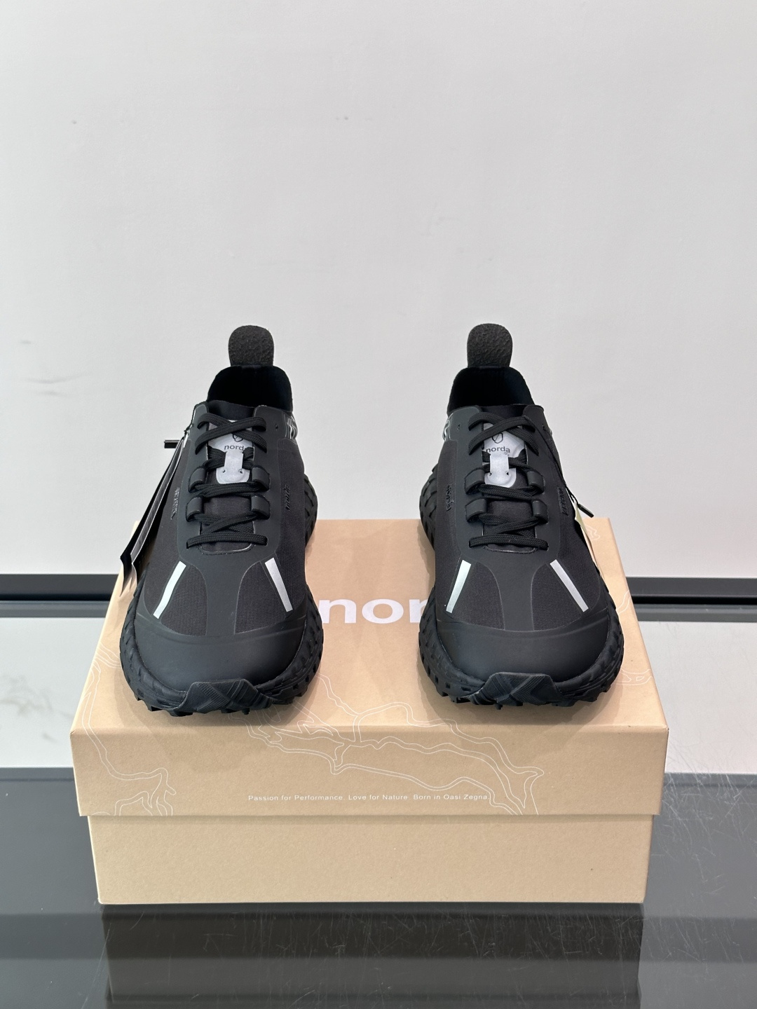 Zegna Norda Black Hiking Sneakers