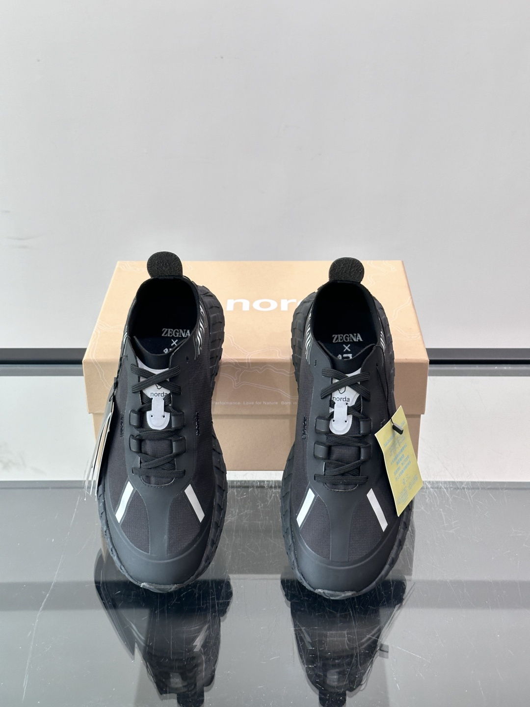 Zegna Norda Black Hiking Sneakers
