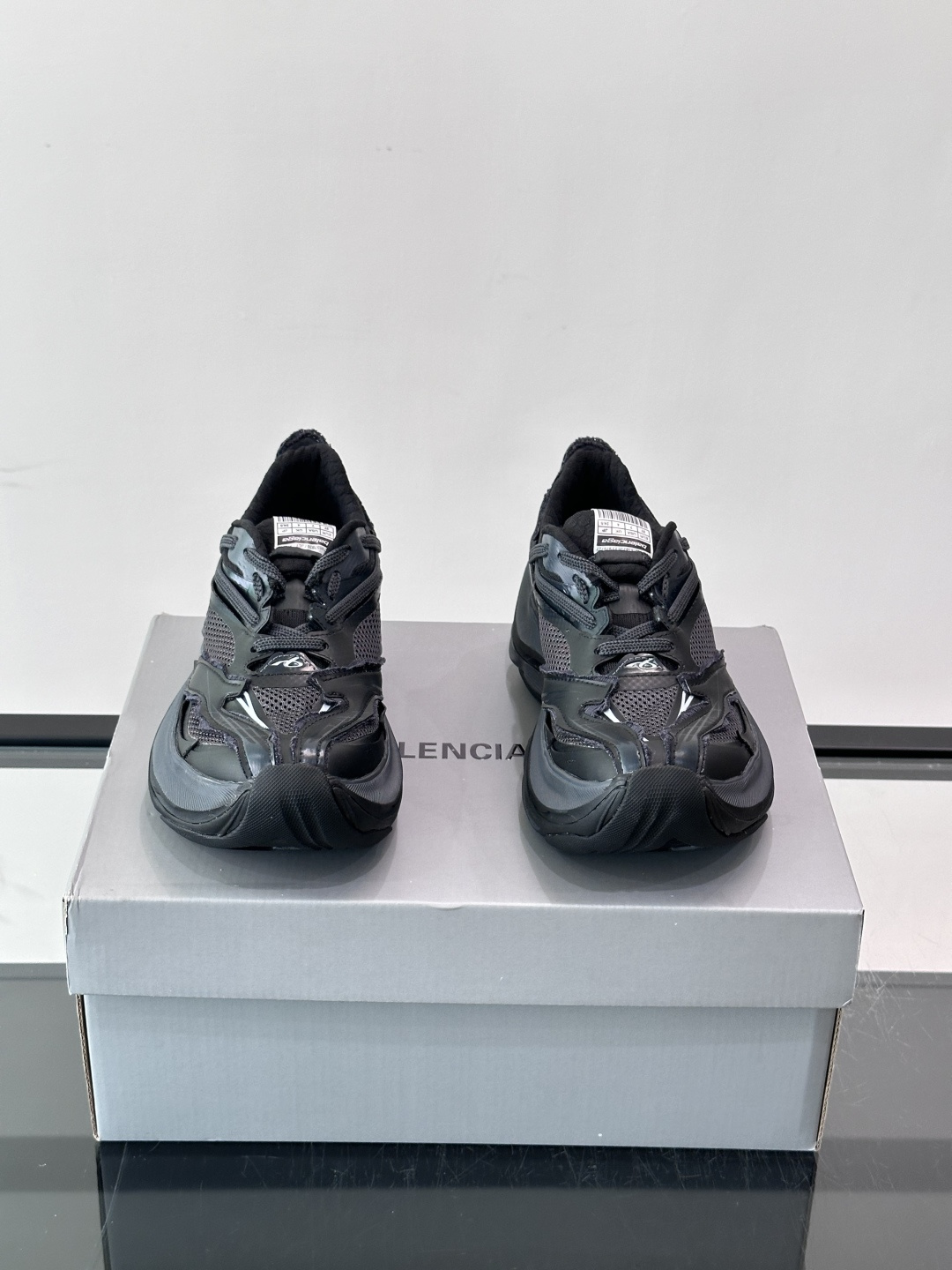 Balenciaga Grey Wave Sole Sneakers