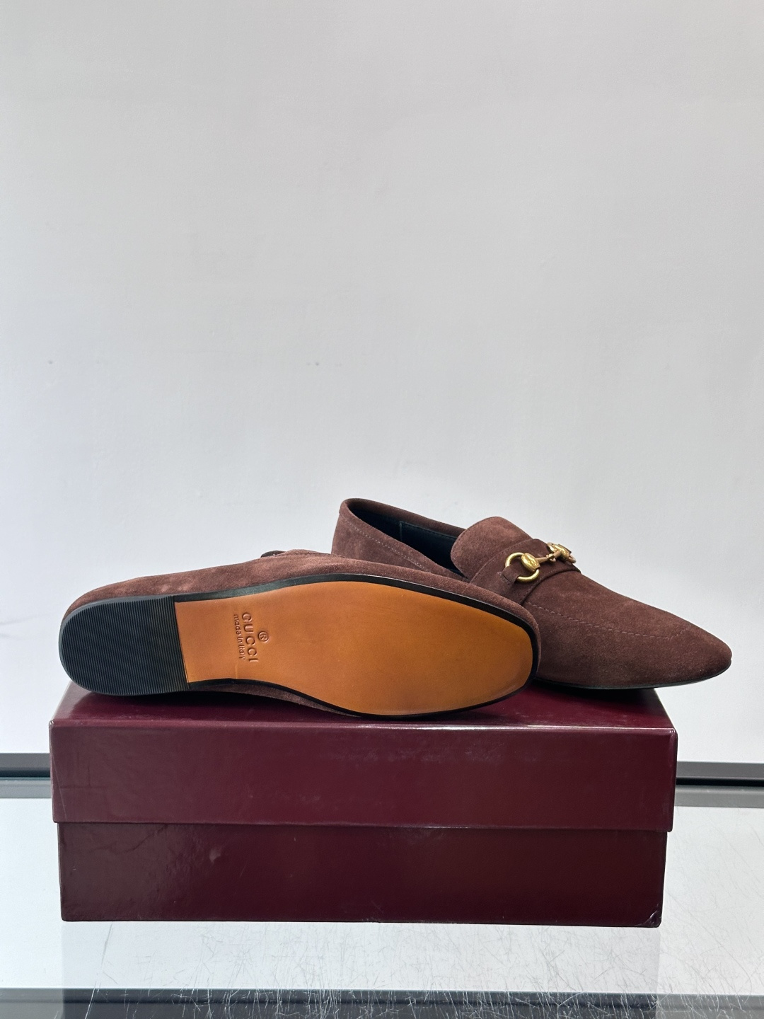Gucci～经典老花皮鞋👞。原版印花牛皮打造，搭配牛皮内里，注塑成型特制牛皮垫，真皮大底，超精车线，尽显高档奢华，时尚必
