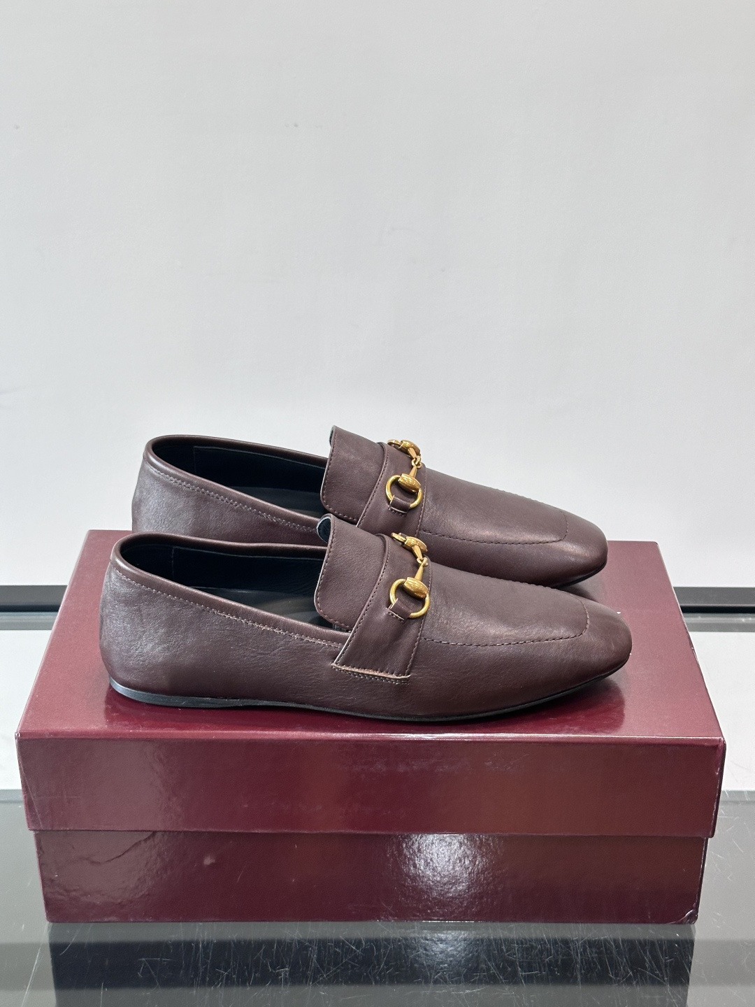 Gucci Horsebit Leather Loafers