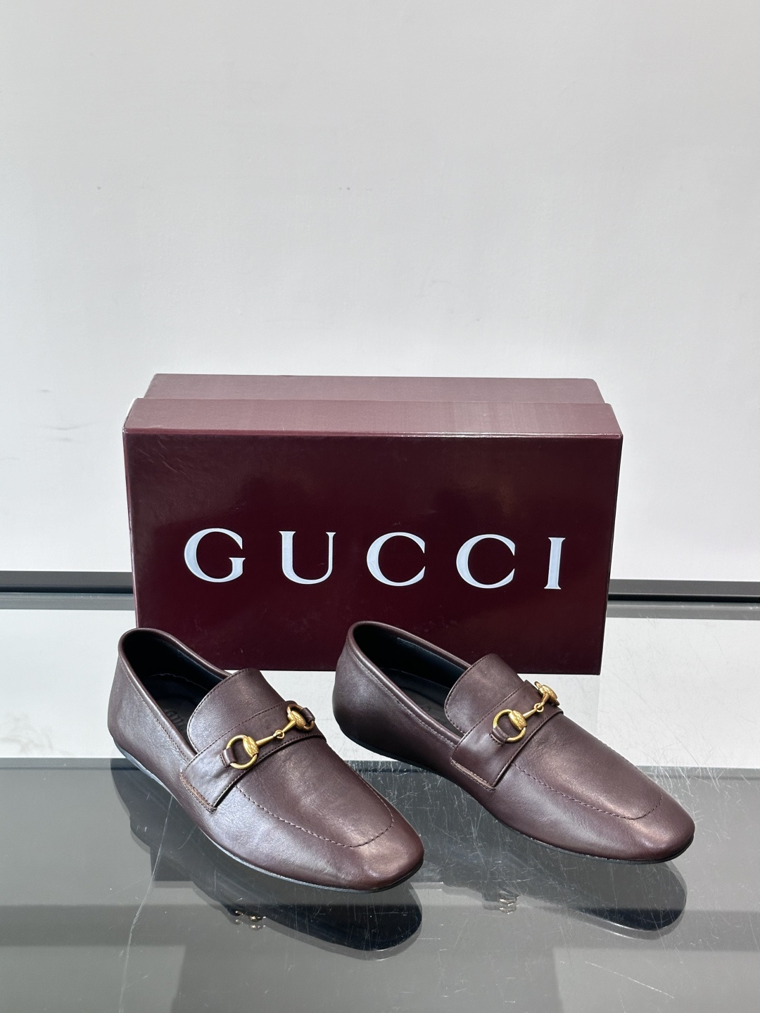 Gucci Horsebit Leather Loafers