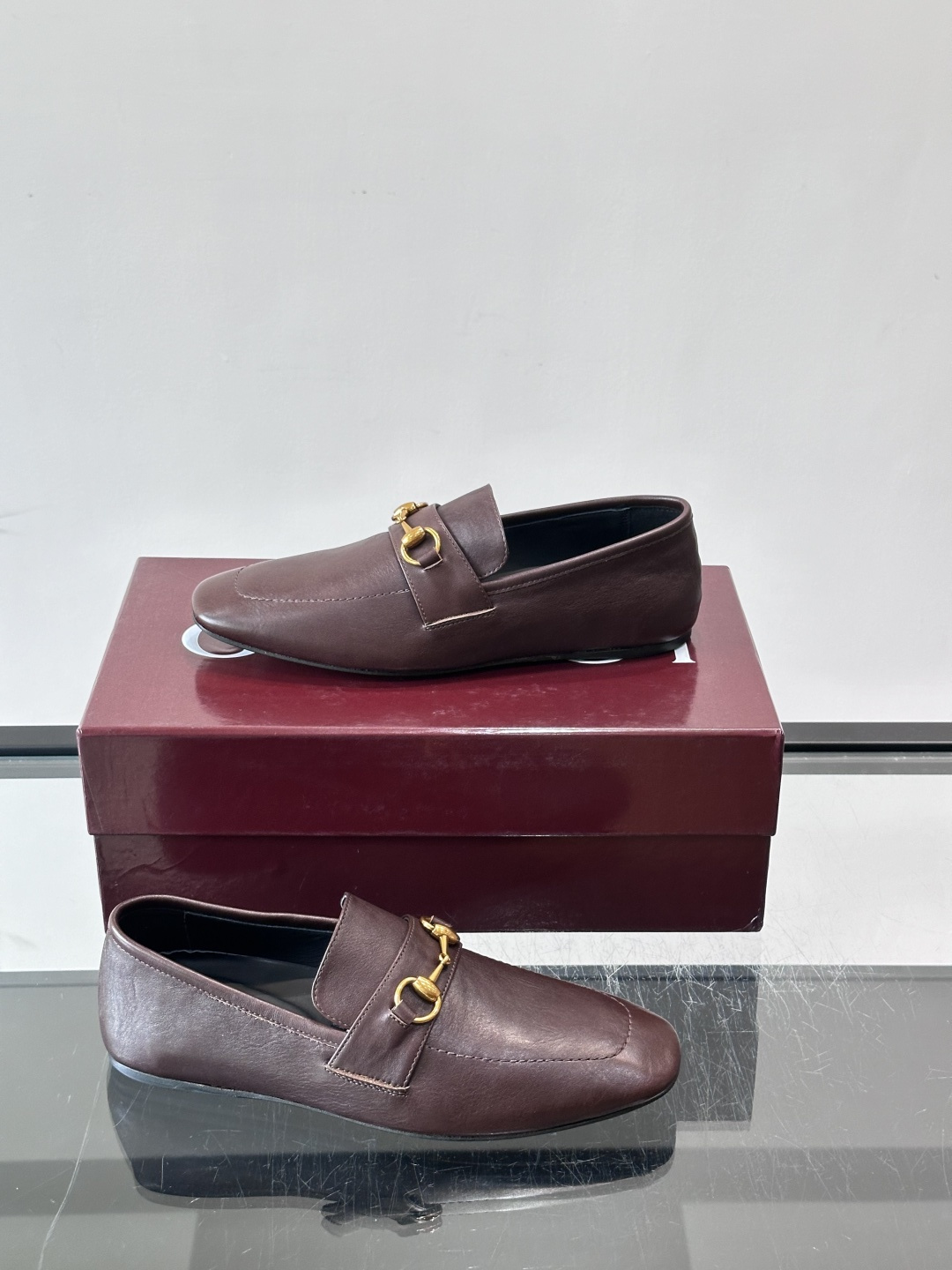 Gucci Horsebit Leather Loafers