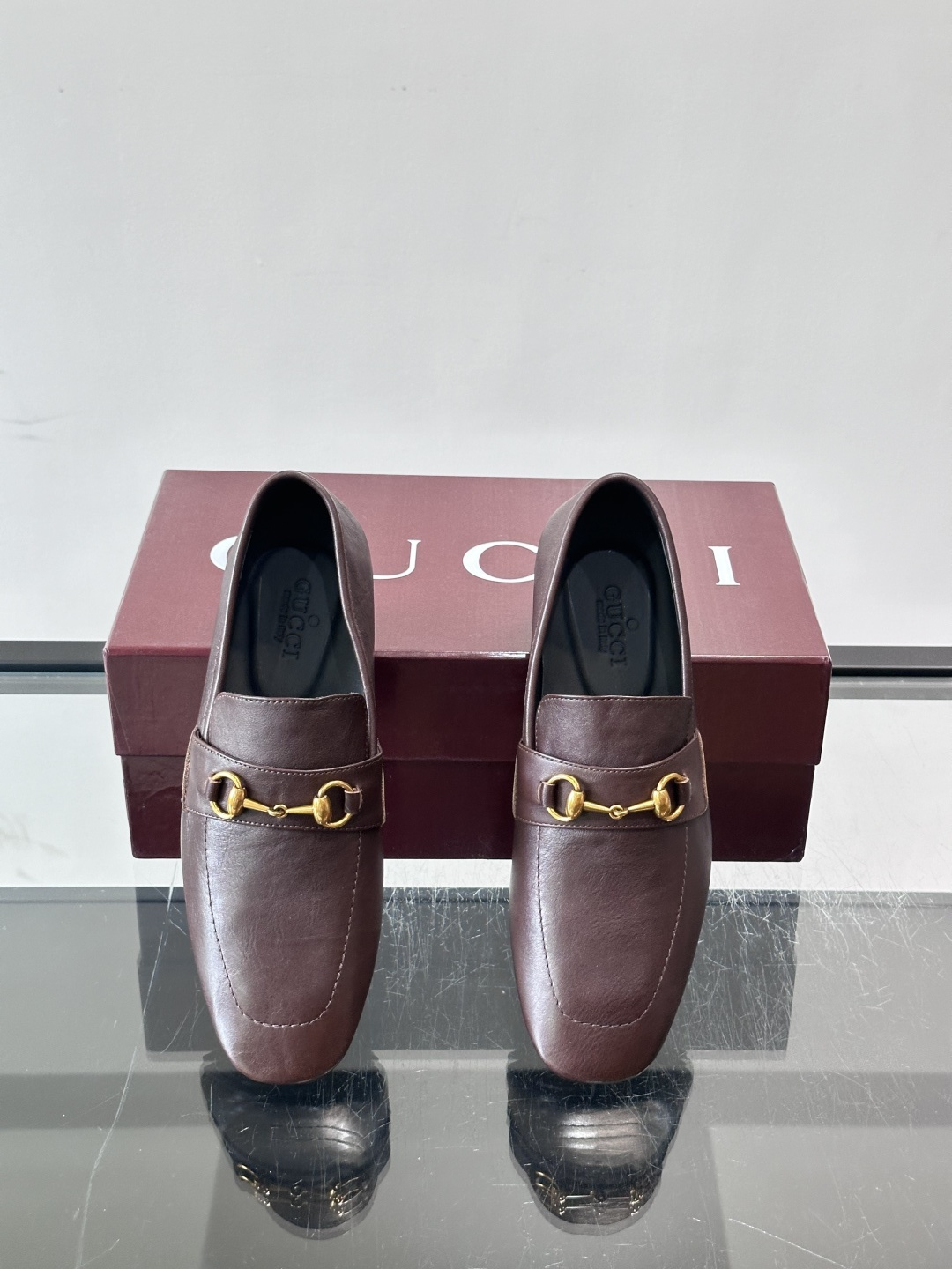 Gucci Horsebit Leather Loafers