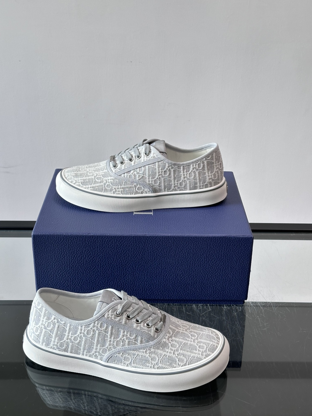 Dior Oblique Lace-Up Sneakers