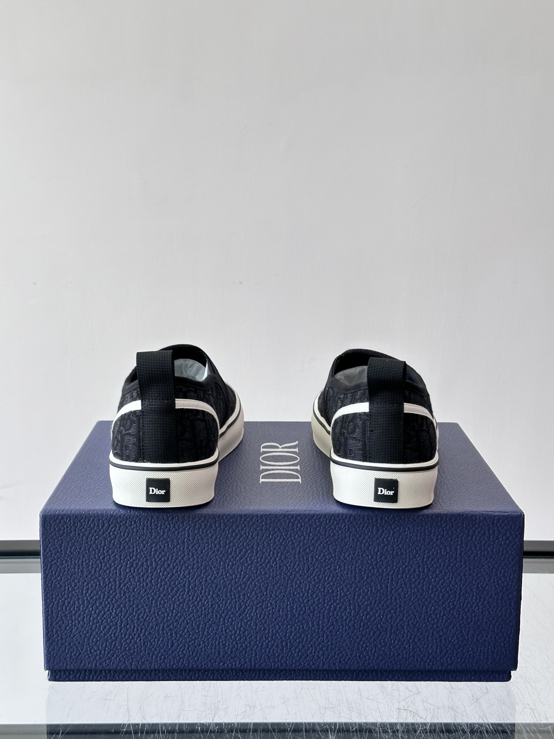 Dior Oblique Embroidered Slip-On Sneakers