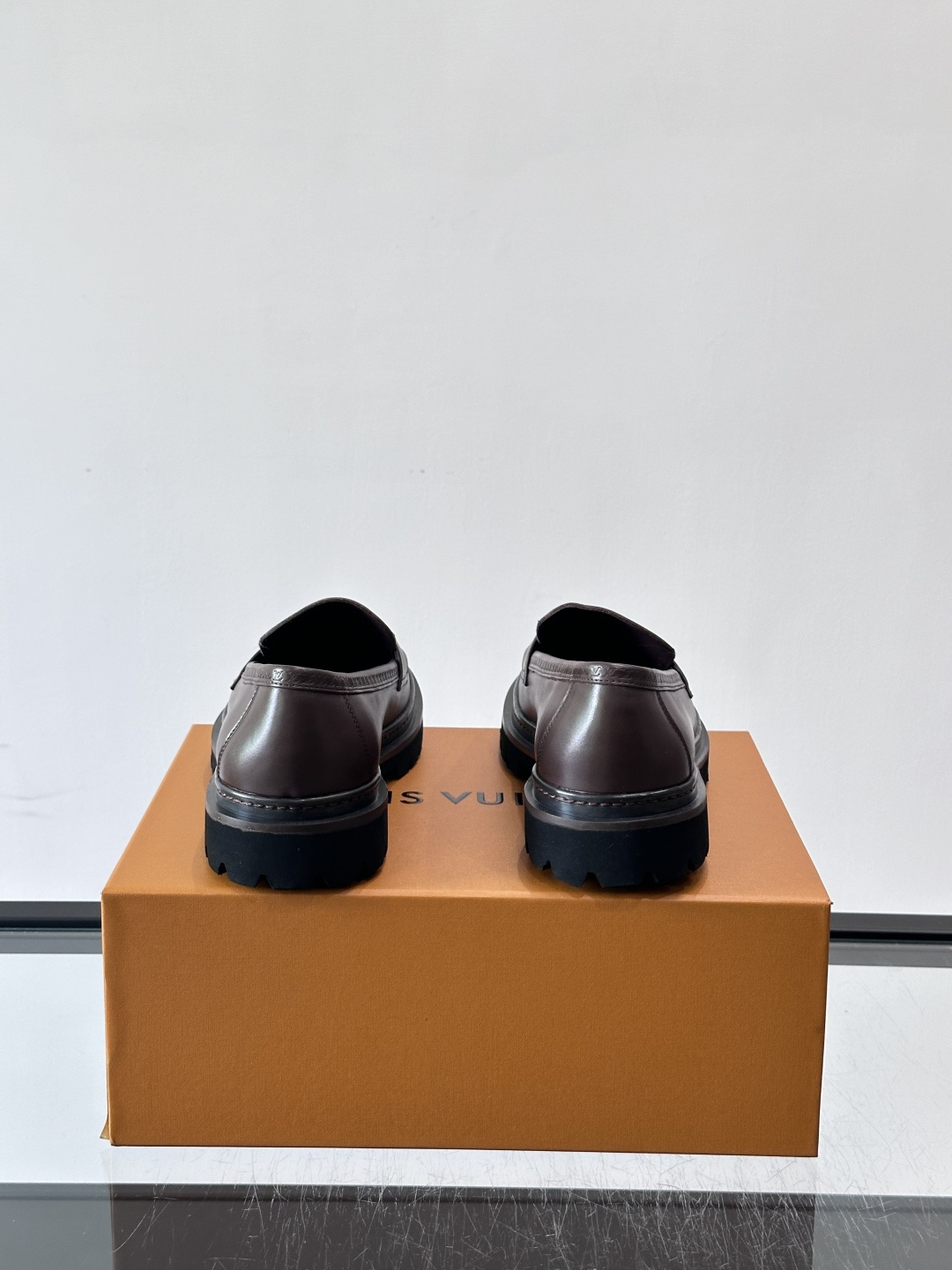 LV Leather Chunky Loafers