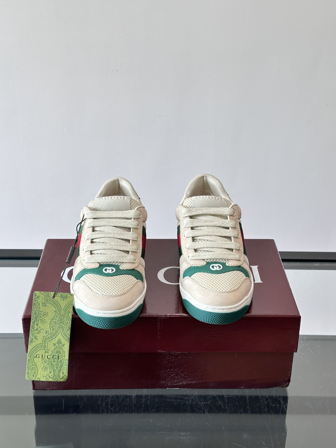 Gucci Web Stripe Skate Sneakers