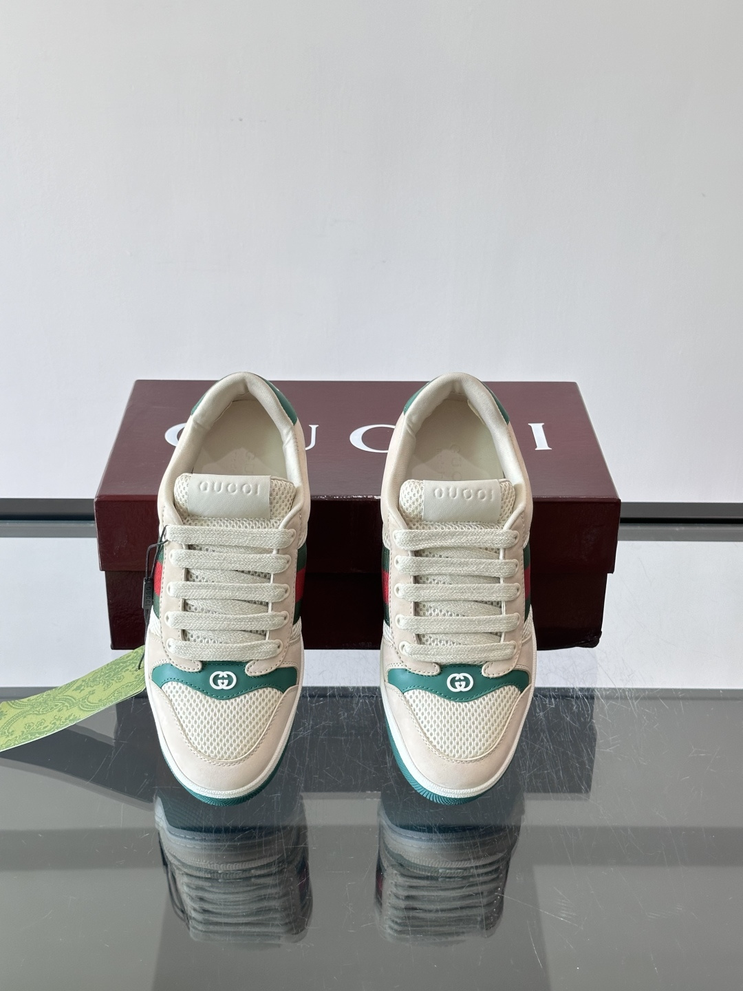 Gucci Web Stripe Skate Sneakers