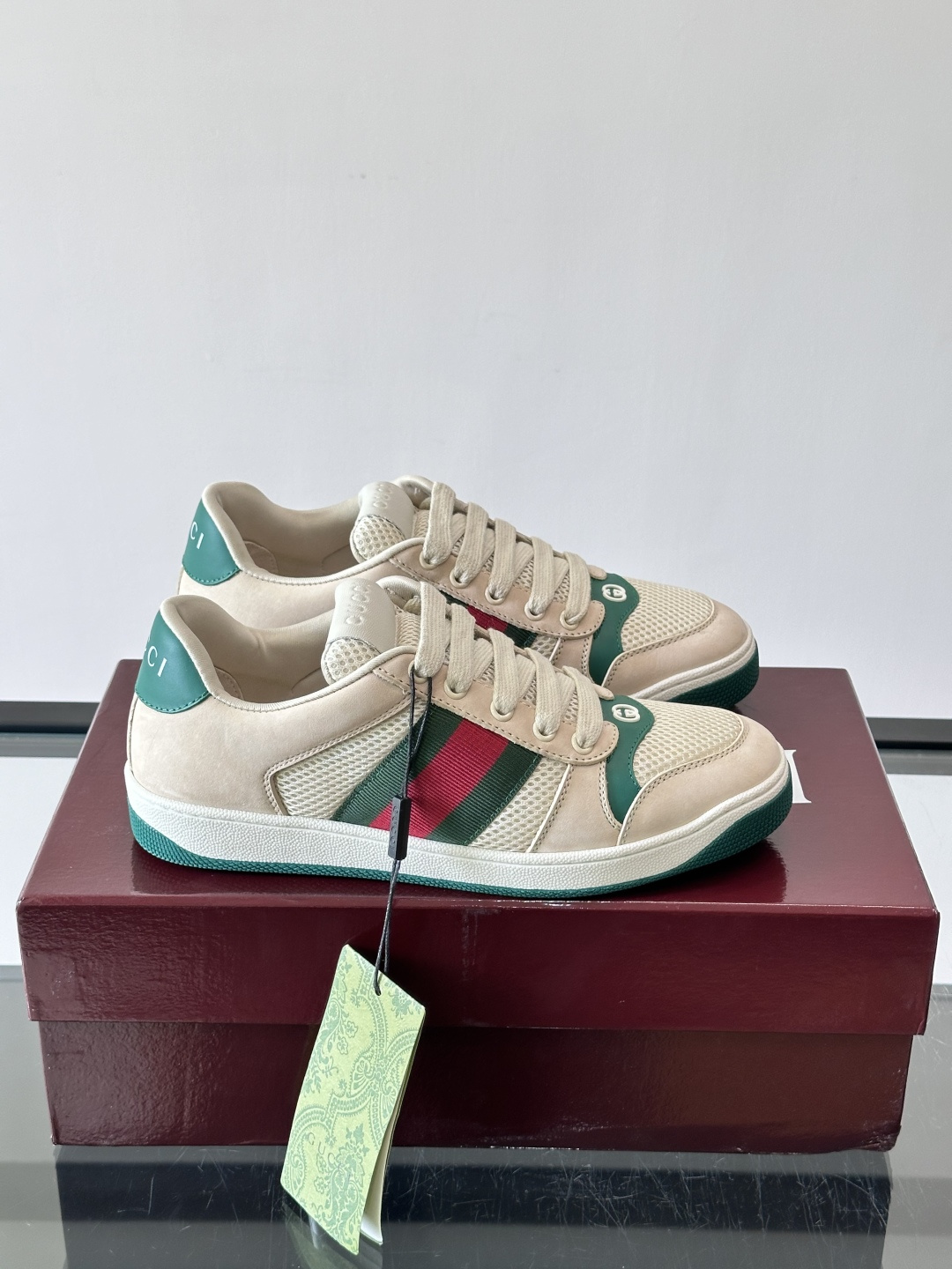 Gucci Web Stripe Skate Sneakers