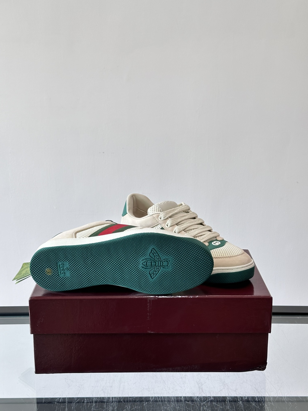 Gucci Web Stripe Skate Sneakers