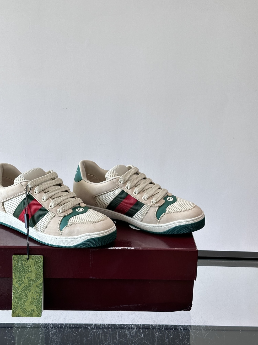 Gucci Web Stripe Skate Sneakers