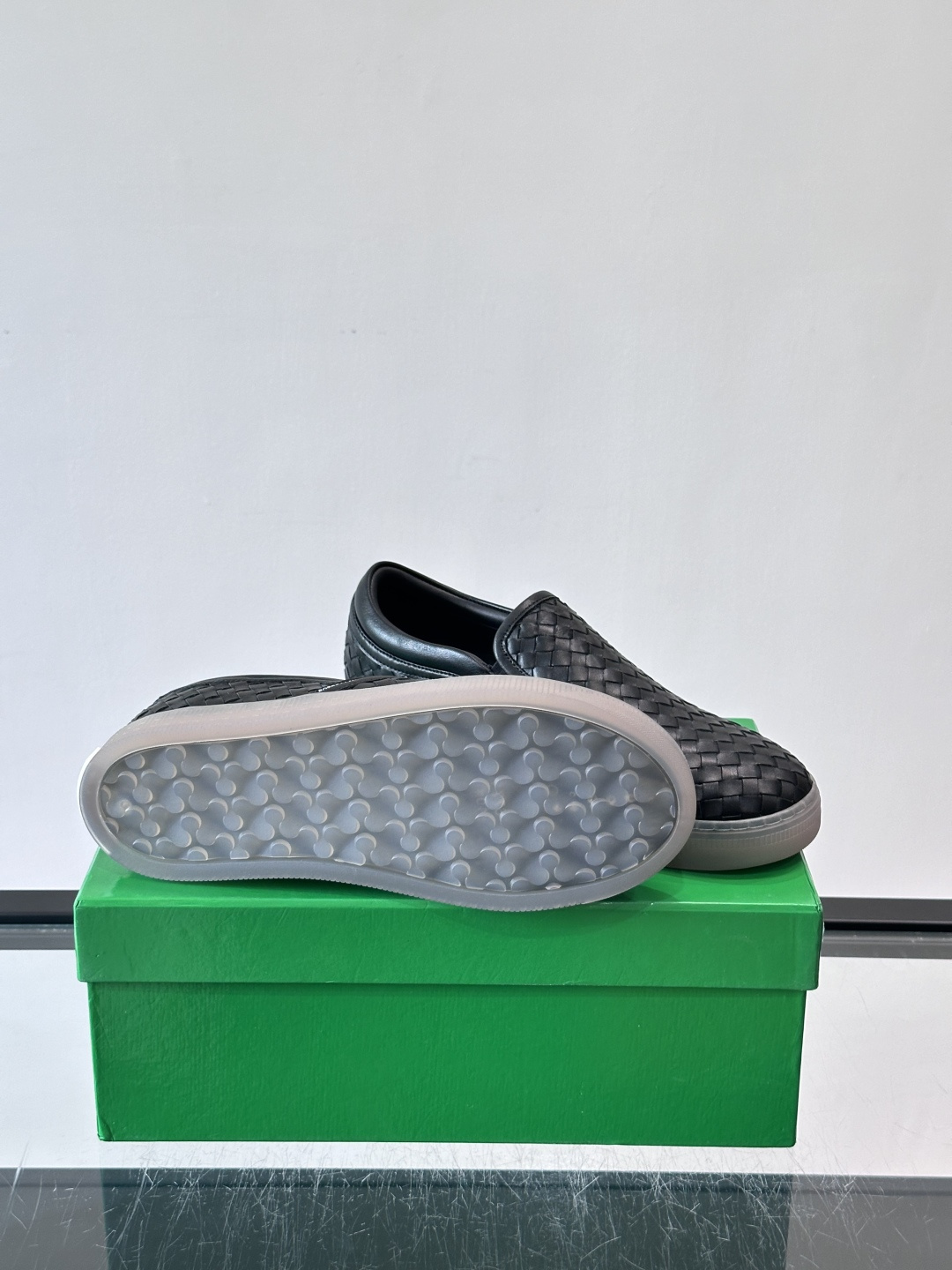 Bottega Veneta Intrecciato Woven Slip-On Sneakers