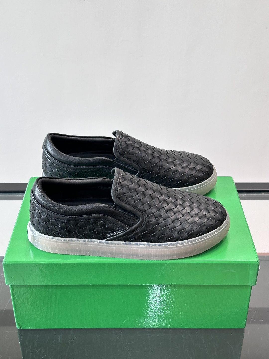 Bottega Veneta Intrecciato Woven Slip-On Sneakers