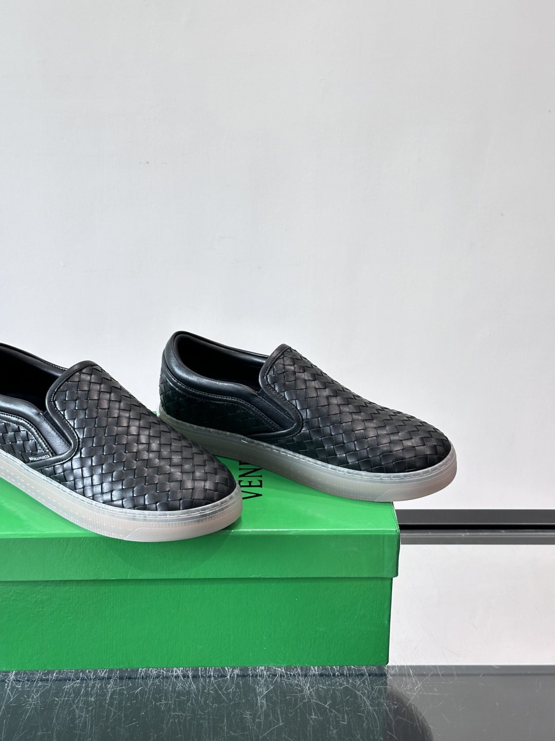 Bottega Veneta Intrecciato Woven Slip-On Sneakers