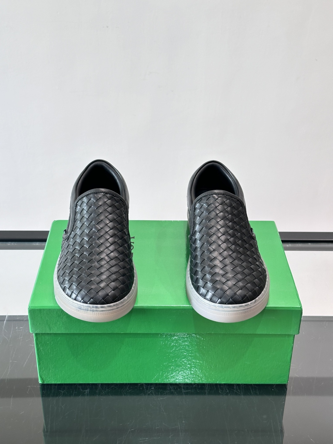Bottega Veneta Intrecciato Woven Slip-On Sneakers